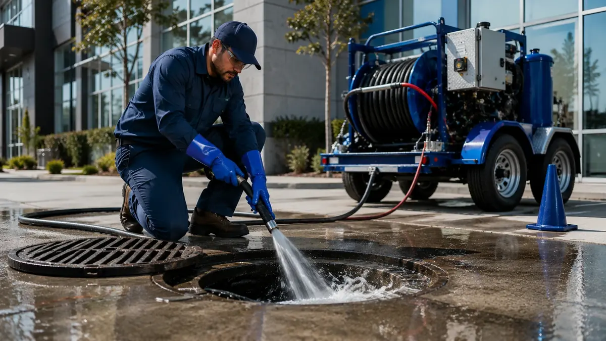 Commercial Hydro Jet Drain Cleaning in Harbor City