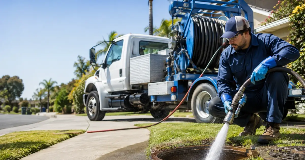 Hydro jet sewer cleaning Harbor City
