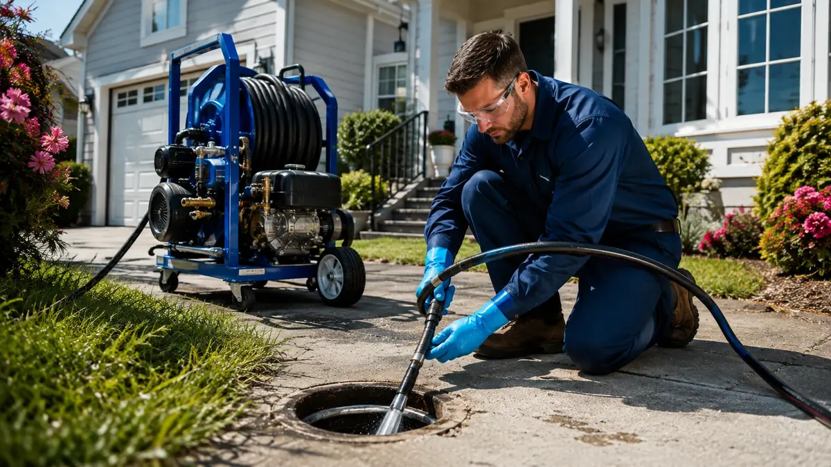 Residential Hydro Jet Drain Cleaning in Harbor City
