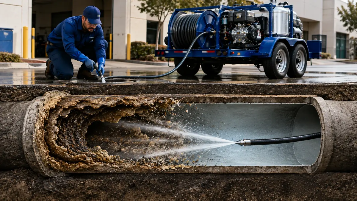 Sewer Pipe Descaling in Harbor City
